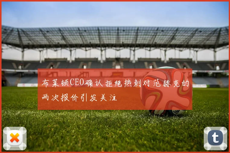 布莱顿CEO确认拒绝热刺对范赫克的两次报价引发关注